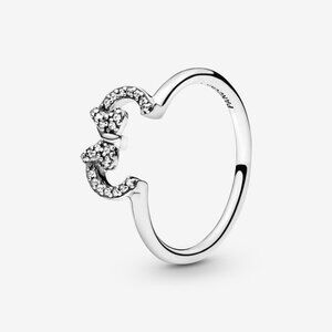 Pandora Minnie Mouse Ears Silhouette Puzzle Ring